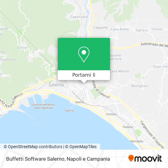 Mappa Buffetti Software Salerno