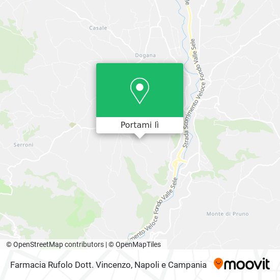 Mappa Farmacia Rufolo Dott. Vincenzo