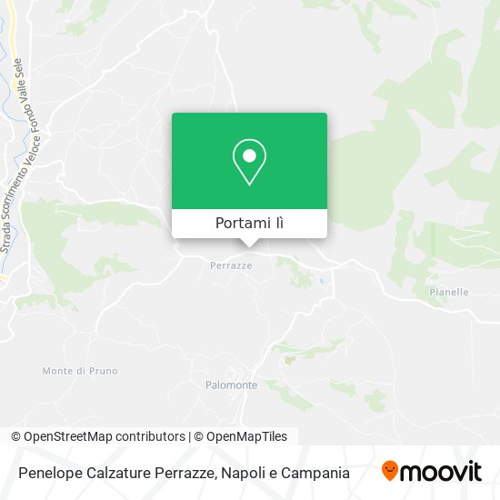 Mappa Penelope Calzature Perrazze