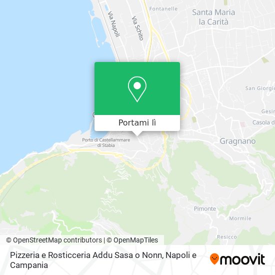 Mappa Pizzeria e Rosticceria Addu Sasa o Nonn