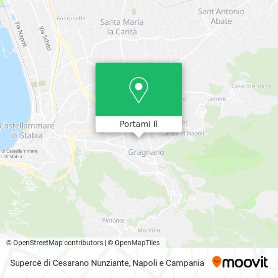 Mappa Supercè di Cesarano Nunziante
