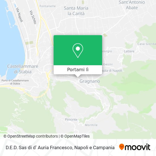 Mappa D.E.D. Sas di d' Auria Francesco