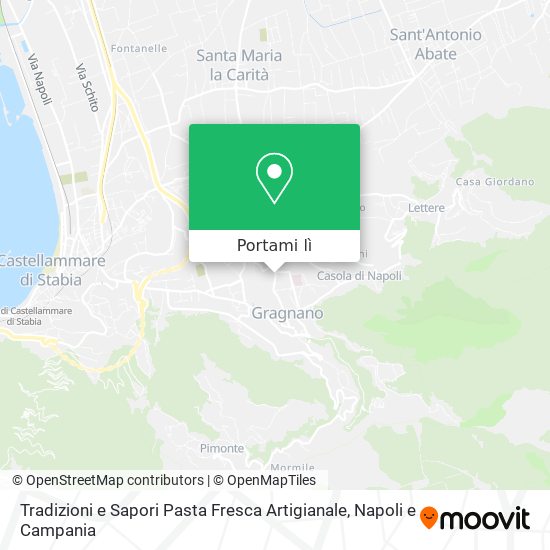 Mappa Tradizioni e Sapori Pasta Fresca Artigianale