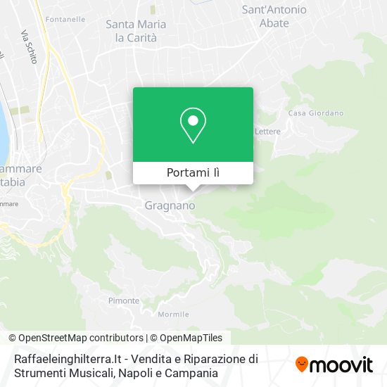 Mappa Raffaeleinghilterra.It - Vendita e Riparazione di Strumenti Musicali