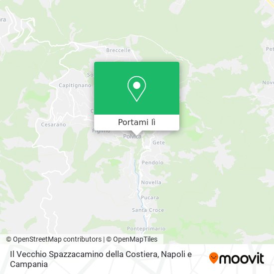 Mappa Il Vecchio Spazzacamino della Costiera