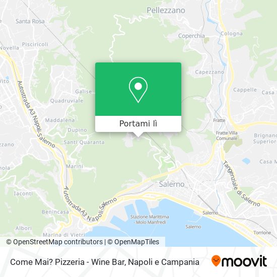 Mappa Come Mai? Pizzeria - Wine Bar