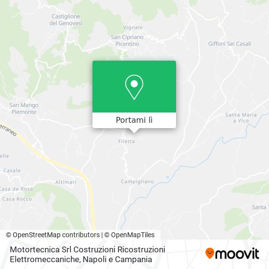 Mappa Motortecnica Srl Costruzioni Ricostruzioni Elettromeccaniche