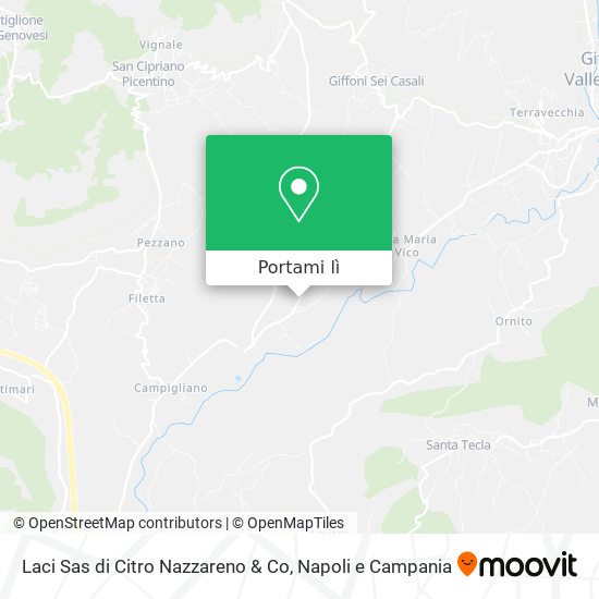 Mappa Laci Sas di Citro Nazzareno & Co