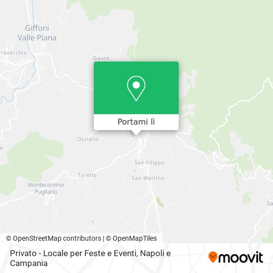 Mappa Privato - Locale per Feste e Eventi