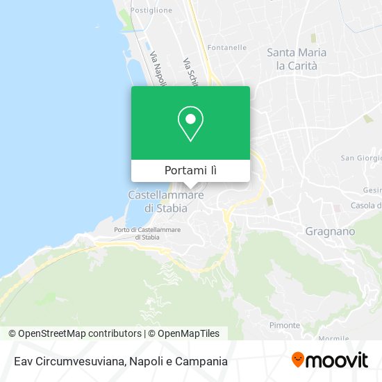Mappa Eav Circumvesuviana