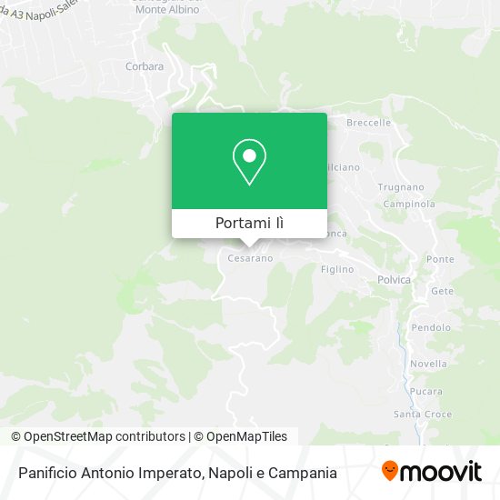 Mappa Panificio Antonio Imperato