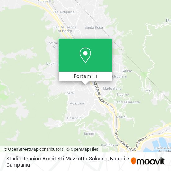 Mappa Studio Tecnico Architetti Mazzotta-Salsano