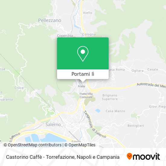 Mappa Castorino Caffè - Torrefazione
