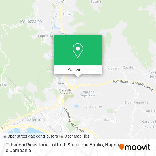 Mappa Tabacchi Ricevitoria Lotto di Stanzione Emilio