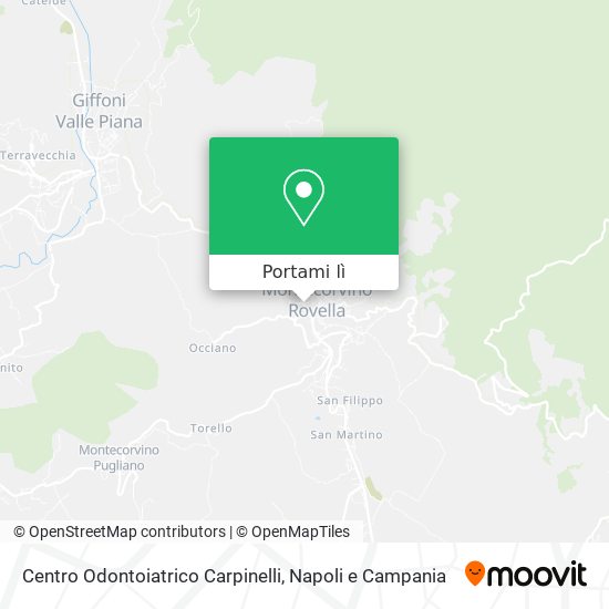 Mappa Centro Odontoiatrico Carpinelli