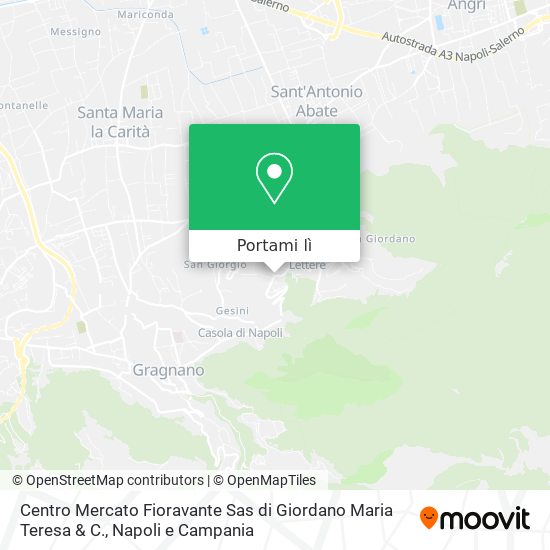 Mappa Centro Mercato Fioravante Sas di Giordano Maria Teresa & C.