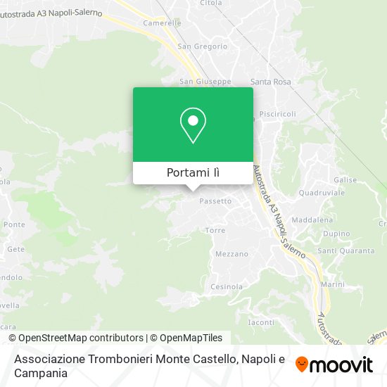 Mappa Associazione Trombonieri Monte Castello