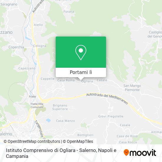 Mappa Istituto Comprensivo di Ogliara - Salerno