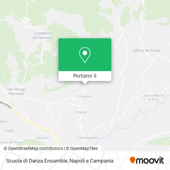Mappa Scuola di Danza Ensamble
