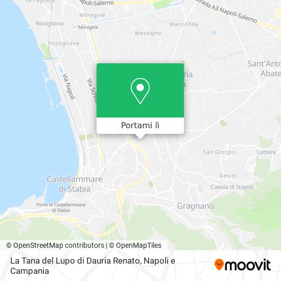 Mappa La Tana del Lupo di Dauria Renato