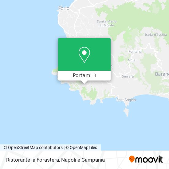 Mappa Ristorante la Forastera