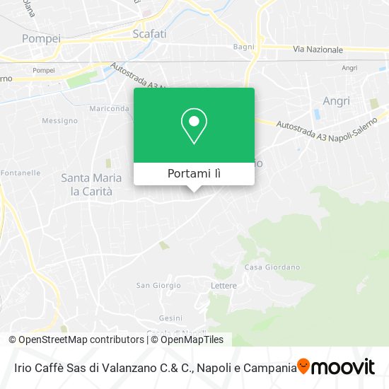 Mappa Irio Caffè Sas di Valanzano C.& C.