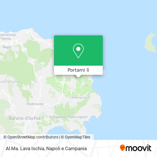 Mappa Al.Ma. Lava Ischia