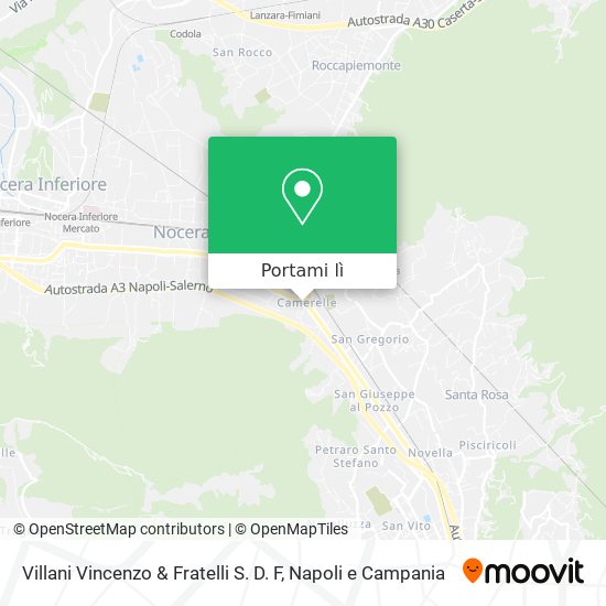 Mappa Villani Vincenzo & Fratelli S. D. F