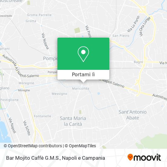 Mappa Bar Mojito Caffè G.M.S.