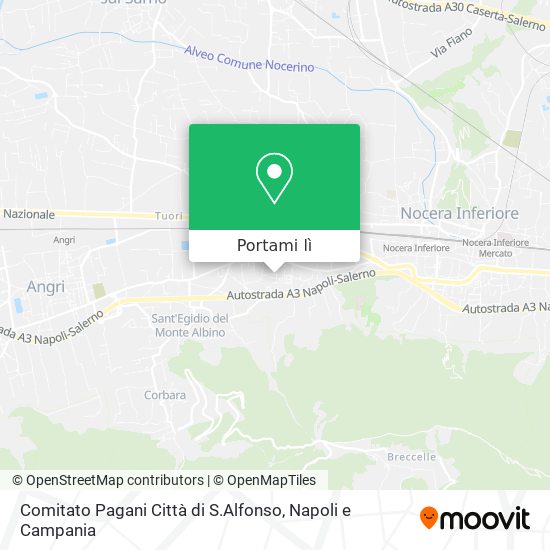 Mappa Comitato Pagani Città di S.Alfonso