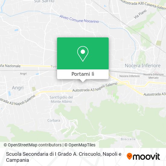 Mappa Scuola Secondaria di I Grado A. Criscuolo
