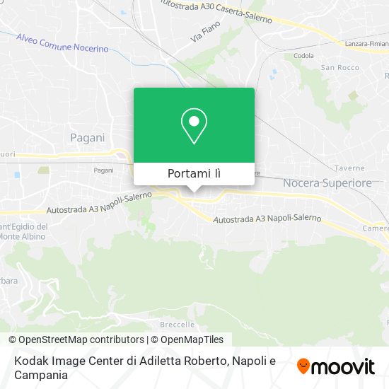 Mappa Kodak Image Center di Adiletta Roberto