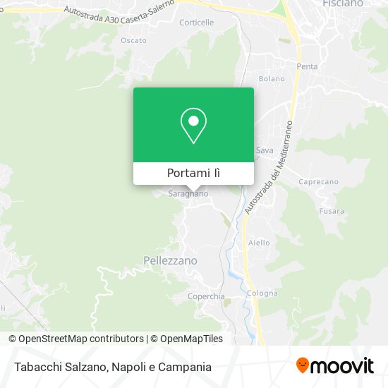 Mappa Tabacchi Salzano