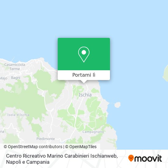 Mappa Centro Ricreativo Marino Carabinieri Ischianweb
