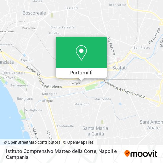 Mappa Istituto Comprensivo Matteo della Corte