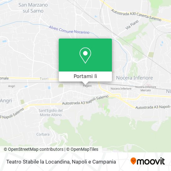 Mappa Teatro Stabile la Locandina