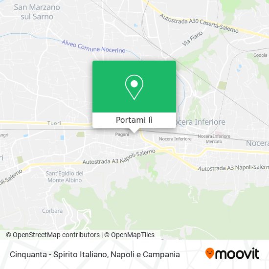 Mappa Cinquanta - Spirito Italiano