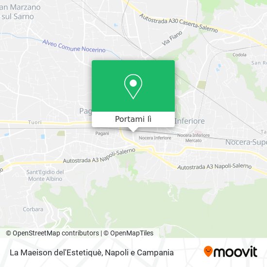 Mappa La Maeison del'Estetiquè