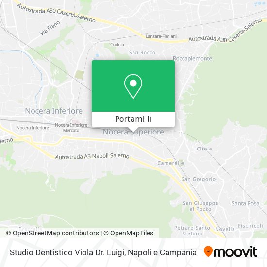 Mappa Studio Dentistico Viola Dr. Luigi