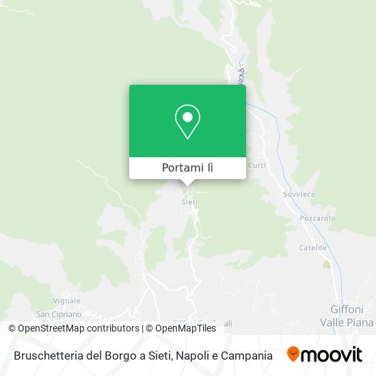 Mappa Bruschetteria del Borgo a Sieti