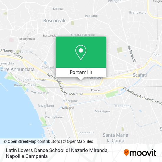 Mappa Latin Lovers Dance School di Nazario Miranda