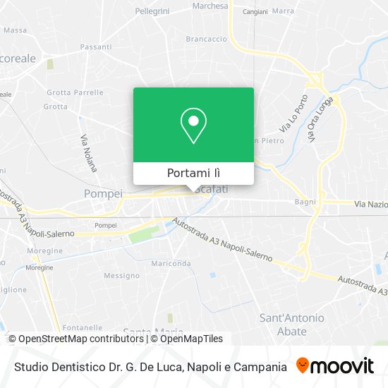 Mappa Studio Dentistico Dr. G. De Luca