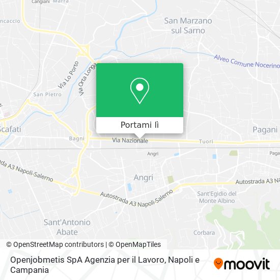 Mappa Openjobmetis SpA Agenzia per il Lavoro