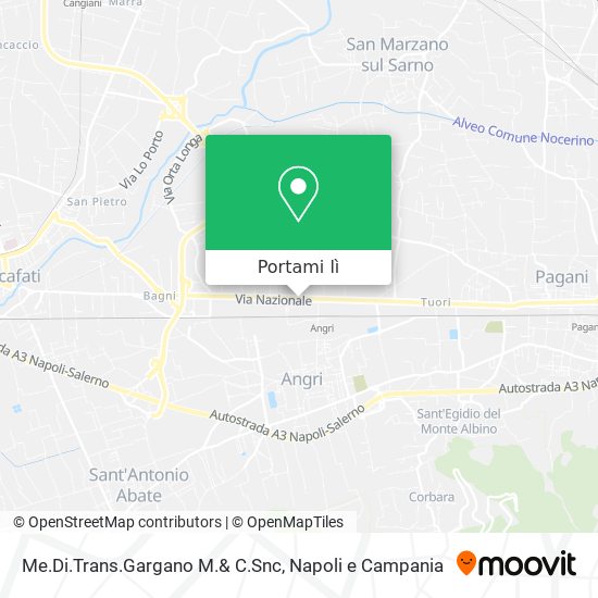 Mappa Me.Di.Trans.Gargano M.& C.Snc