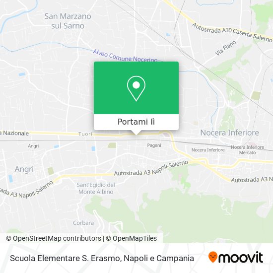 Mappa Scuola Elementare S. Erasmo