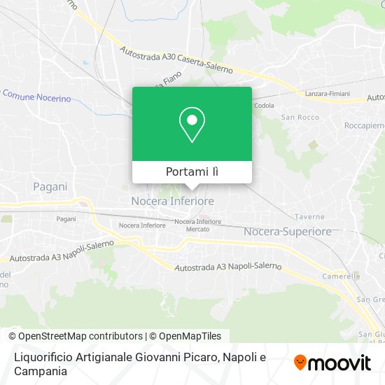 Mappa Liquorificio Artigianale Giovanni Picaro