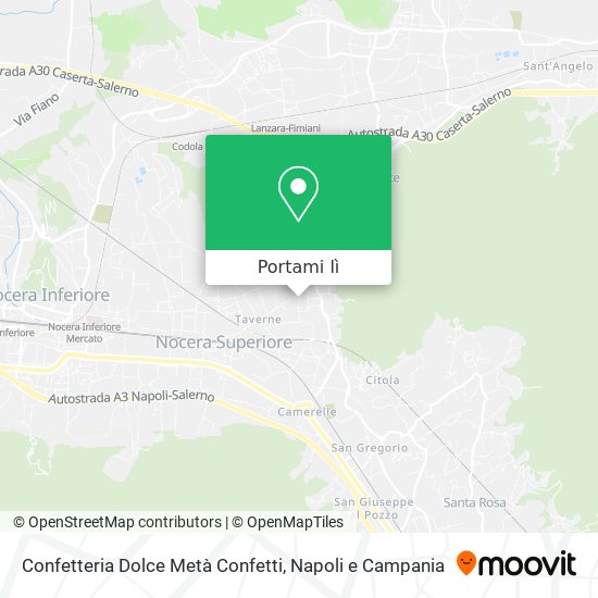 Mappa Confetteria Dolce Metà Confetti