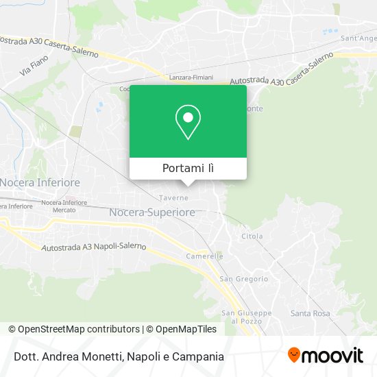 Mappa Dott. Andrea Monetti