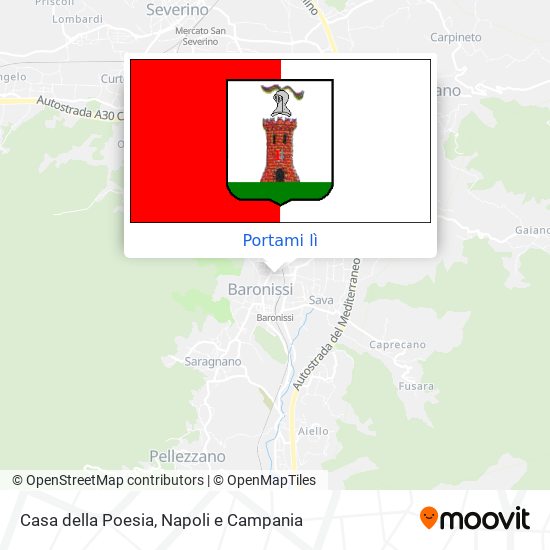 Mappa Casa della Poesia