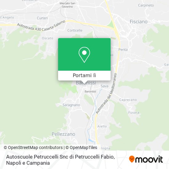 Mappa Autoscuole Petruccelli Snc di Petruccelli Fabio